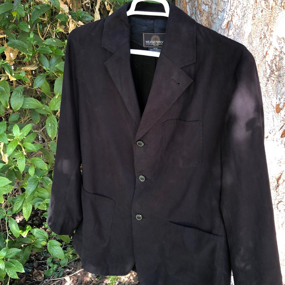 Weatherproof Microfiber Black Jacket - image 1